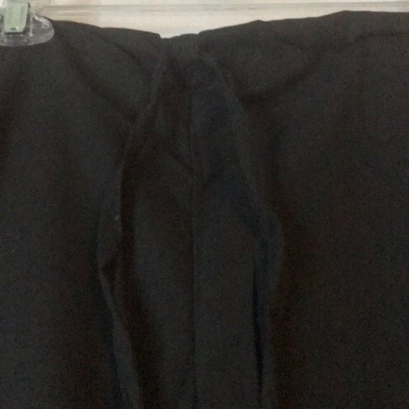 Men’s Black Uniform Scrub Bottoms with Drawstring - Picture 2 of 3